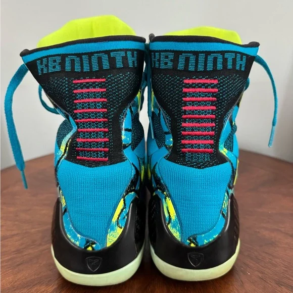 Nike Teal & Volt High-Top Basketball Sneakers - Picture 3 of 4